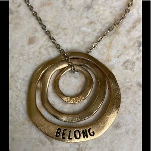 Bob Siemens Designs Triple Circle Belong Pendant Necklace